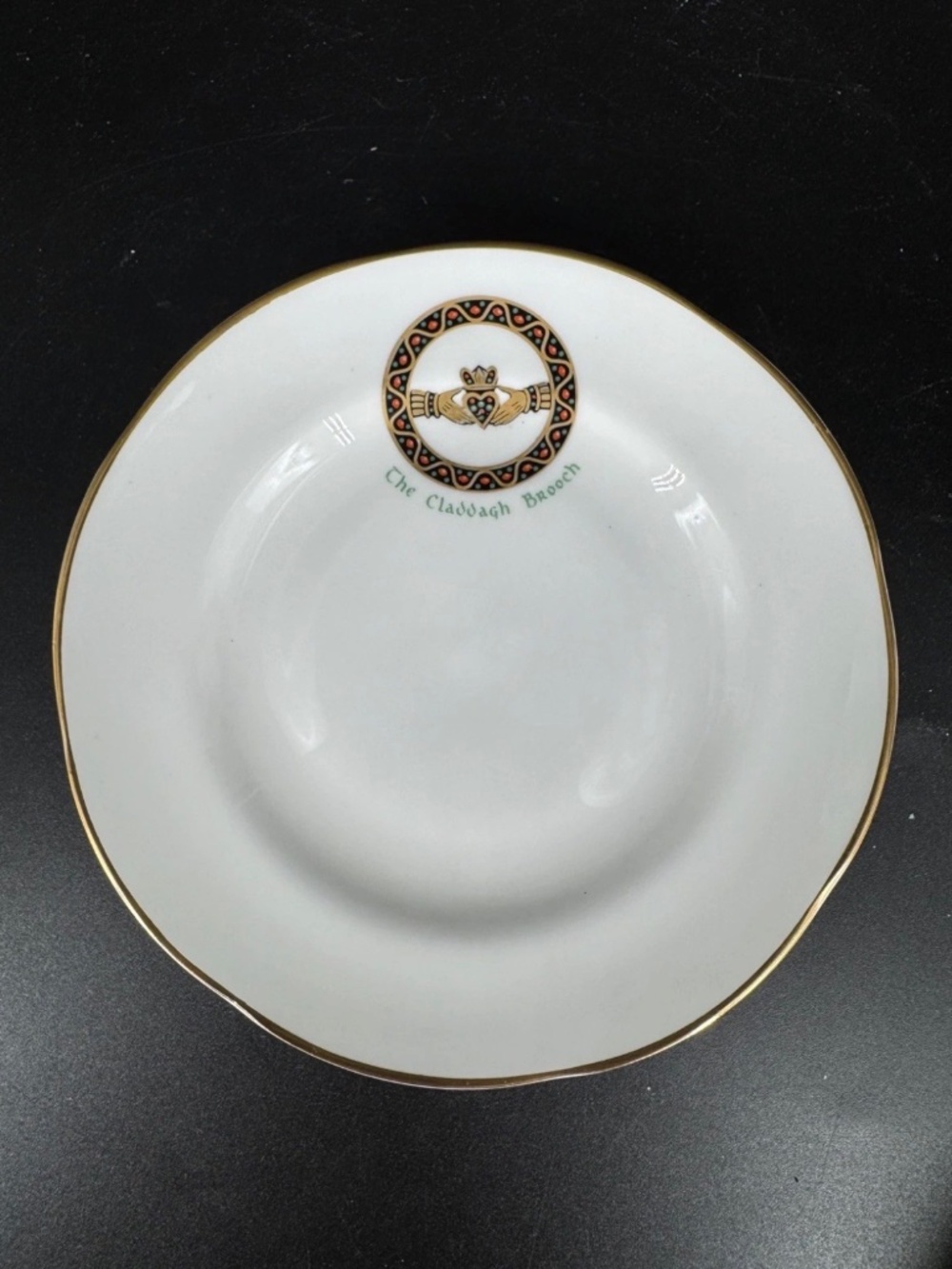 Replacement Bread Plate "The Claddagh Brooch" By Royal Tara, Ireland, 6.25" Dia